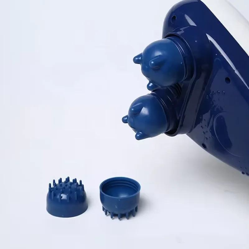 LICHANG Wholesale Factory Price Body Relaxing Devices Dual Heads Percussion Handheld Massage Hammer With Replaceable Nodes