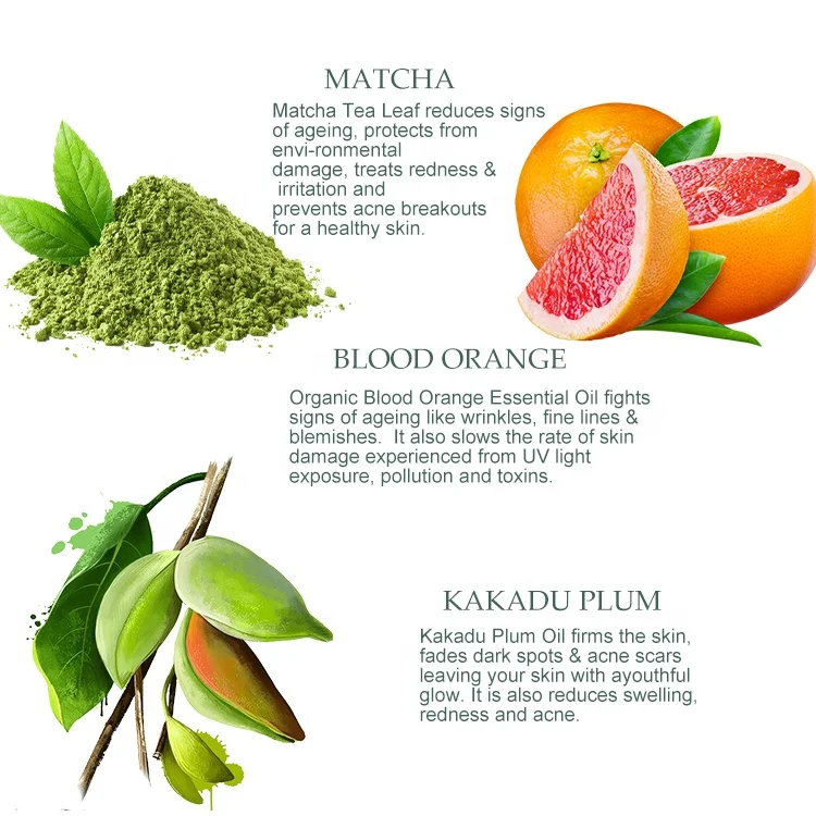 Kakadu Plum Face Mask Brightening Firming Reduce Pigmentation Blemishes Skin Care Beauty Vitamin C Facial Masks