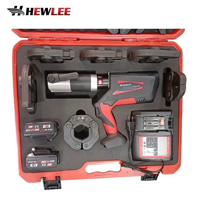 HEWLEE HL-1550B Pro Press Compatible Combo Kit Plumbing Crimping Tool Hydraulic Pipe Crimping Tool
