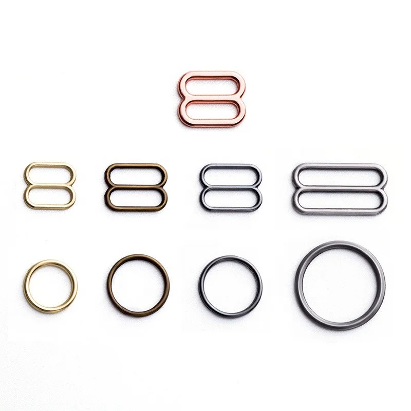 Metal Underwear adjustment buckle strap hook, bra buckle bikini swimwear buckle