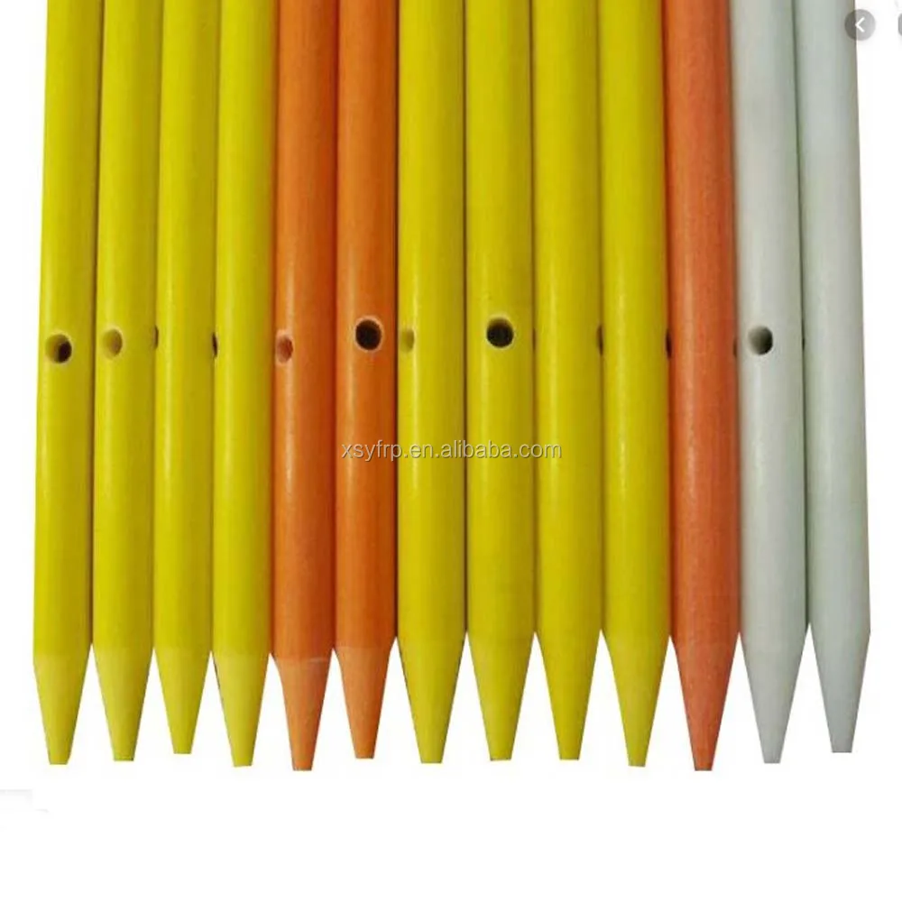 China Supplier Electrical Fence Fiberglass Pole with Sharp Point End