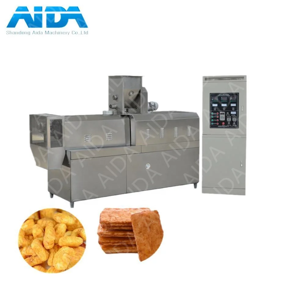 factory price rice corn chips puffing machine rice wheat corn puff snack extruder machine price