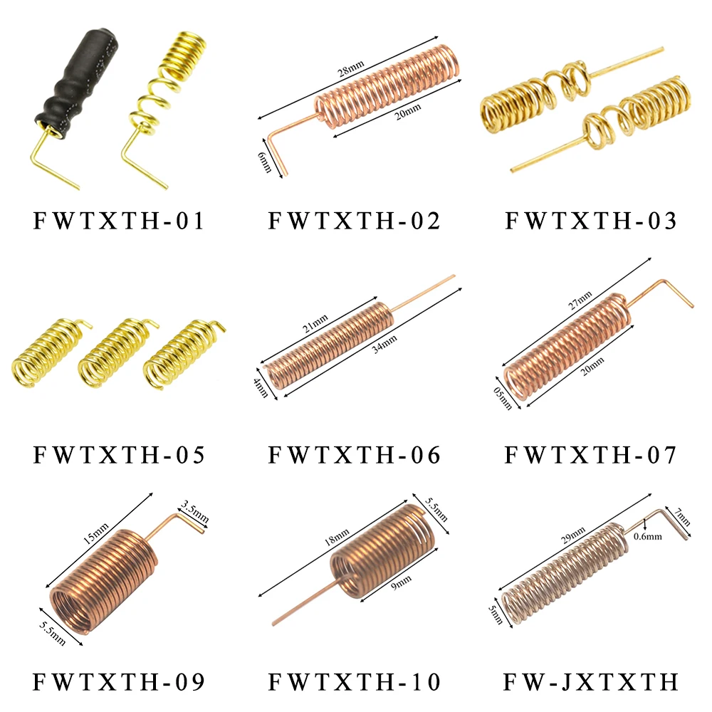 Customize Coil Spring Antenna 433mhz Helical Antenna Spring For Electronic Communications