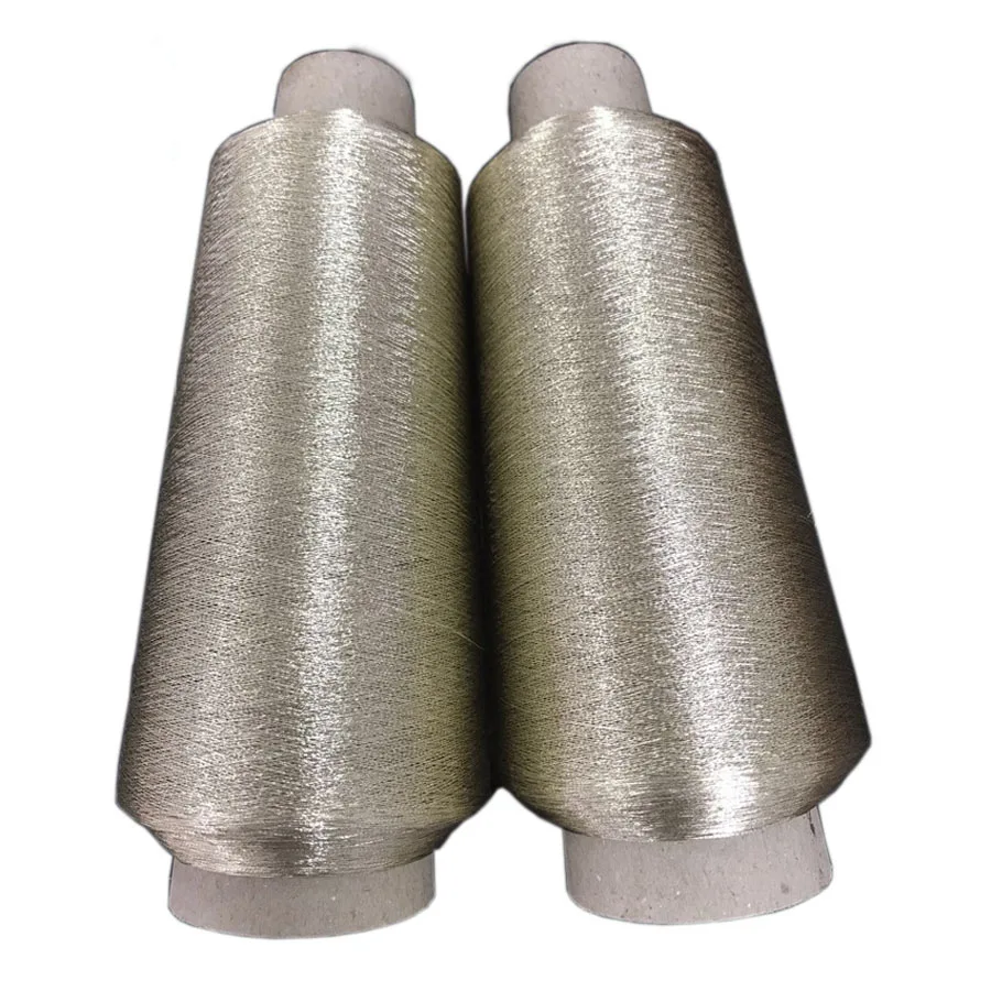 Silver Metallic Embroidery Yarn Cheap Embroidery Thread Ms Type