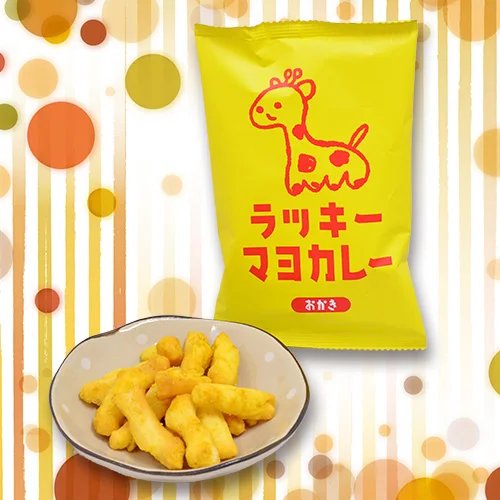 Food grain crate snacks Japanese food snack crispy rice crackers
