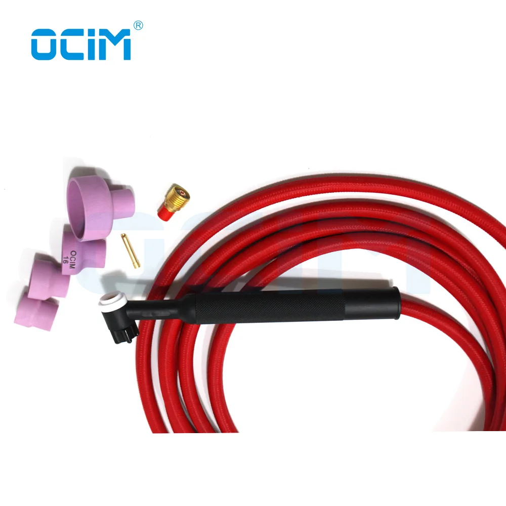 Сварочная горелка wp9 для сварки tig с супермягким кабелем и поворотным коннектором 1/2 дюйма