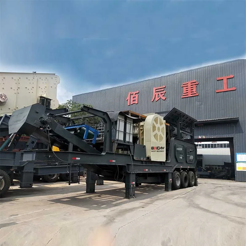 Mobile Construction Waste Jaw Crusher Mining Crushing Plant 400 Tph Trailer Mounted Mobile Jaw Crusher Plant For Sale