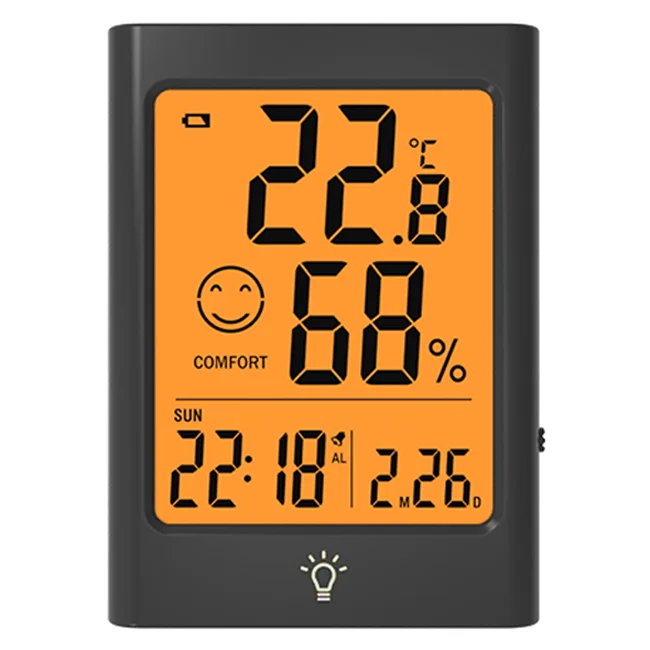 Digital Thermometer and Hygrometer with Temperature Gauge Humidity Sensor