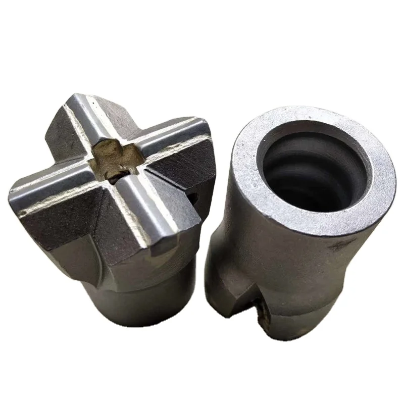 Diamond Steel Carbide Cross Drill Bit Rock Drilling Ore Mining Well Drilling  DTH Hammer Bit