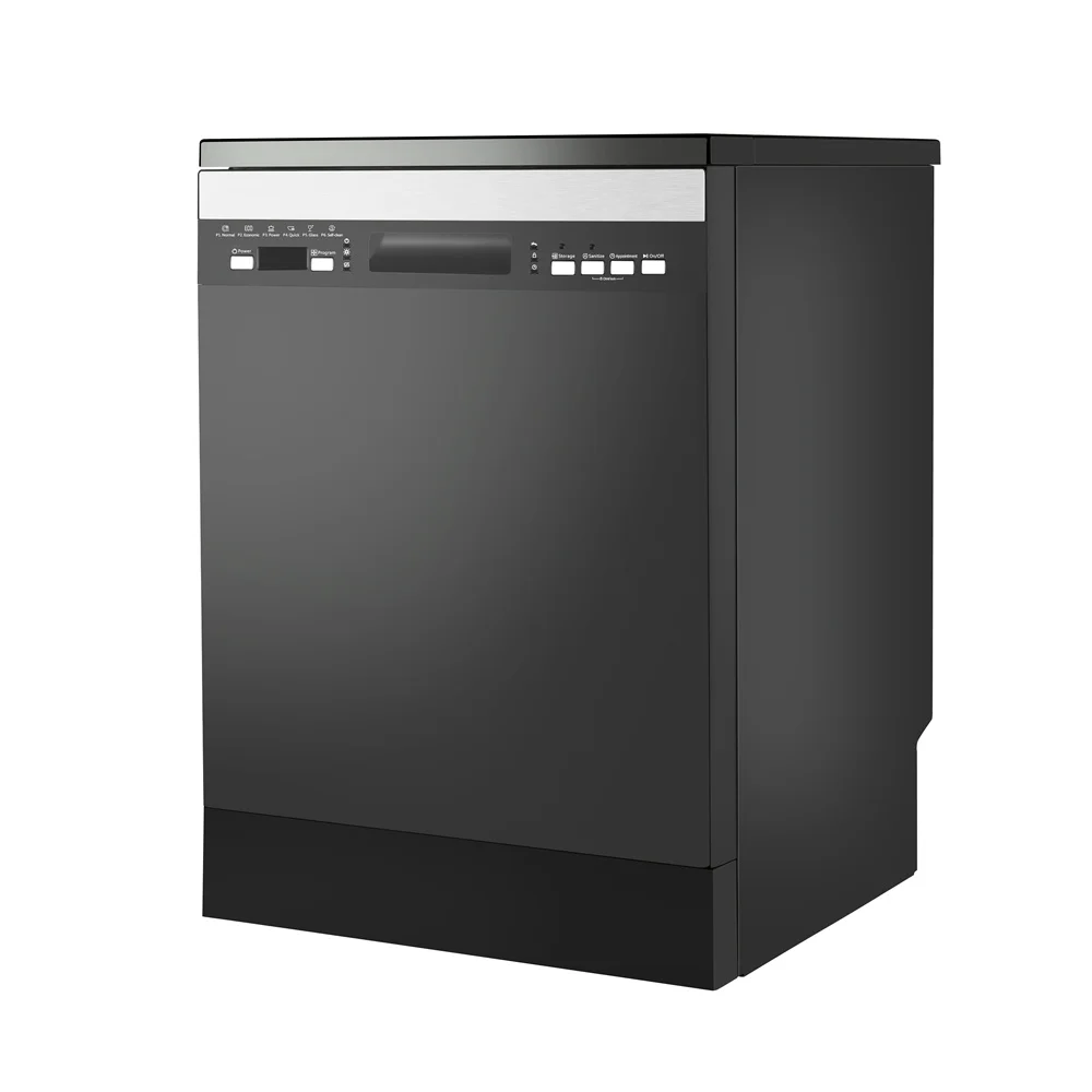 Newest Design Freestanding Black Color Home Use Automatic Dishwasher DW13SC-C02