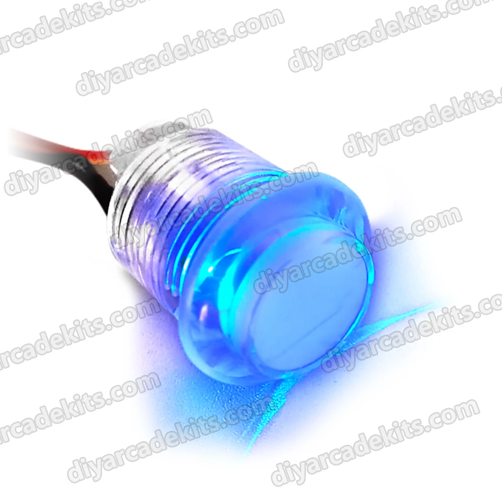 3.3V GoldLeaf Illuminated Button Switch LED Button 7 Ribbon Illuminated RGB Button for Arcade Pinball Machines