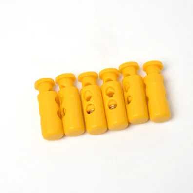 Colorful plastic cord end spring stopper drawstring cord stopper for garment accessories