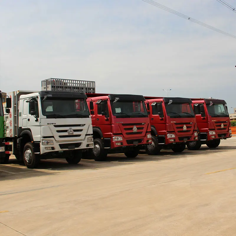 Cheap Price 336 340 371 375 380 420HP Sinotruck Howo 6*4 Cargo Truck With New Fence Bucket Used Trucks Wholesale