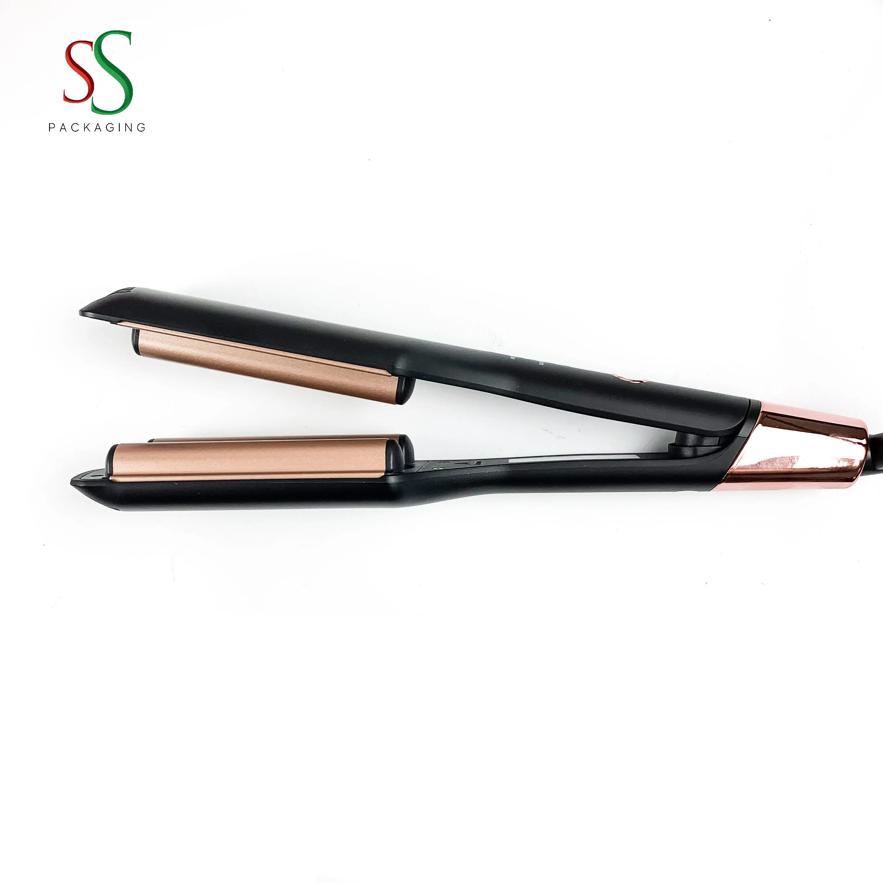 SS Hair Packaging  High Quality Wholesale Custom Logo Crimping Iron for Hair Crimper