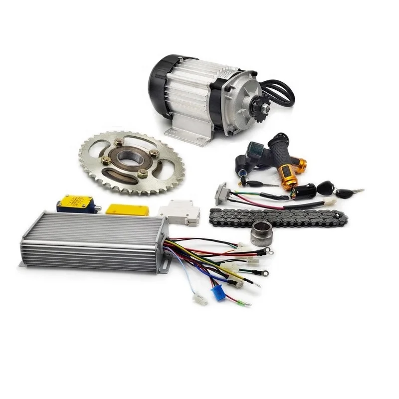 1200W  48/60V Electric Trike Conversion Kit BM1412ZXF UniteMotor Tricycle Rickshaw Motor Conversion Kit FOR THREE WHEEL EBIKE