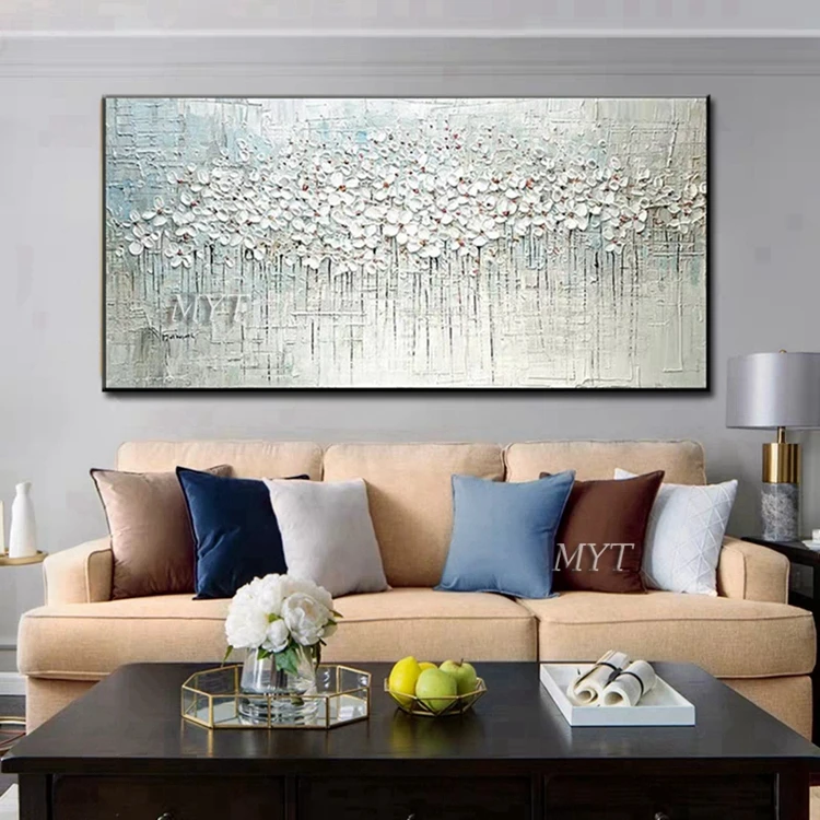 
Newest Wall Art Paintings Abstract 3D Thick Flower Oil Painting Acrylic Canvas Flower Wall Art 