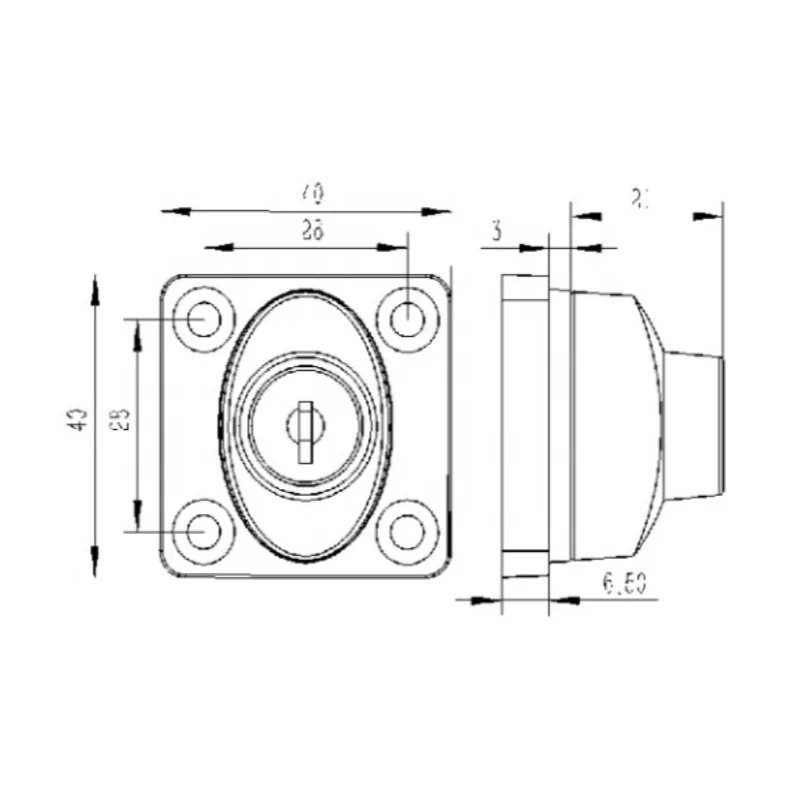 Zinc Alloy Safety Door Lock Latch Bolt Clasp Hasp for Door and Furniture Security