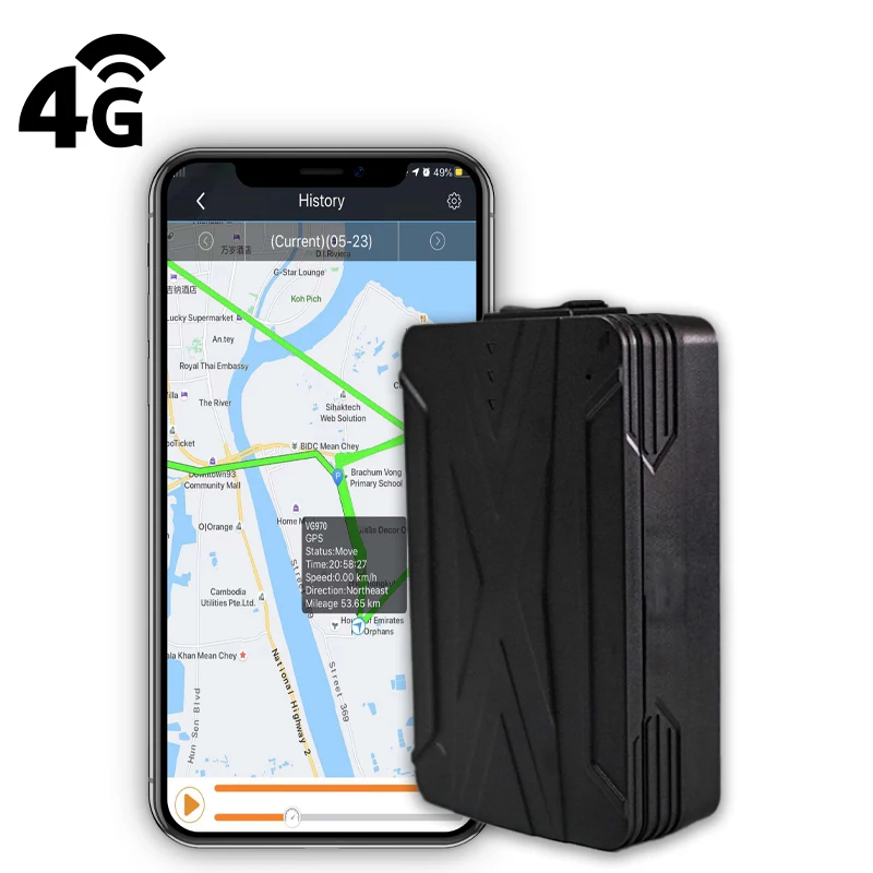  4G магнитный автомобильный GPS в режиме реального времени отслеживать локатор смарт-трекер трекер 10000 мАч литий-ионная