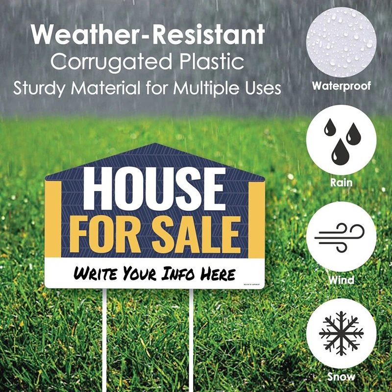 Yard Card Sets Letters Directory Signage Happy Birthday Lawn Sign Custom Decorations Yard Signs