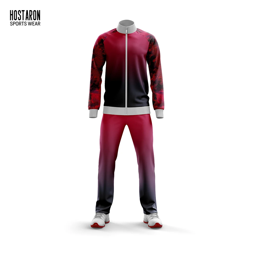 HOSTARON Soccer Tracksuit Training Men Jogging Suits Plain Tracksuit Football Club Tracksuit Set Sew Custom Logo Mens Jackets