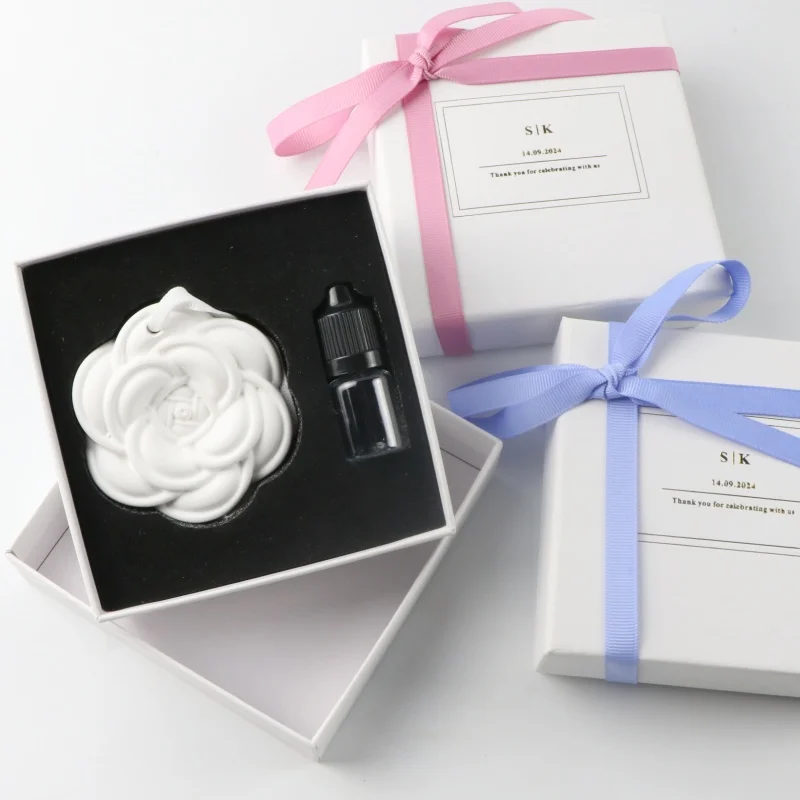 FinRu Car hanging aroma diffuser Home decoration ceramic stone Scented essential oil room Aromatherapy air freshener