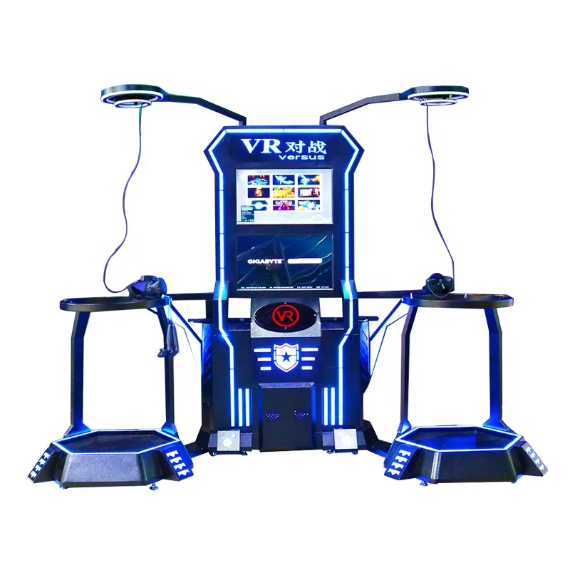 vr two-person battle walking platform two-person online battle interactive cs shooting panoramic game machine