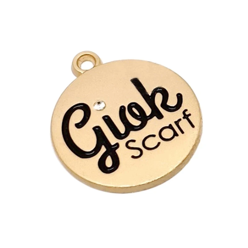 Brand New Lapel Pin Hard Enamel Custom Size Label Clothing Handbag Zinc Alloy Name Badge Metal Logo Tag