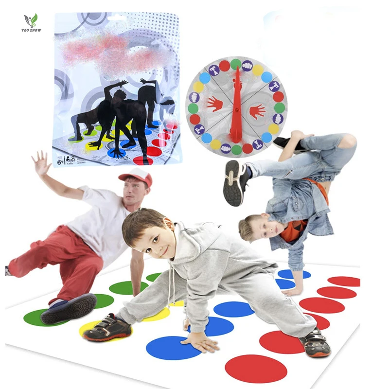 Outdoor Fun Interactive Twister Game Toy Kids or Adult Funny Classic Game Toy Board game Pad