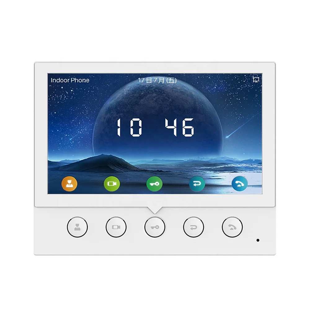 Встроенный домофон Fanvil i52W 2 4 ГГц Wi-Fi высокая совместимость видеозвонок телефон SIP домашняя станция для дома