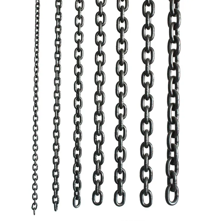 Alloy steel heavy duty industrial lifting chain 6mm-32mm Link chain lifting black chain