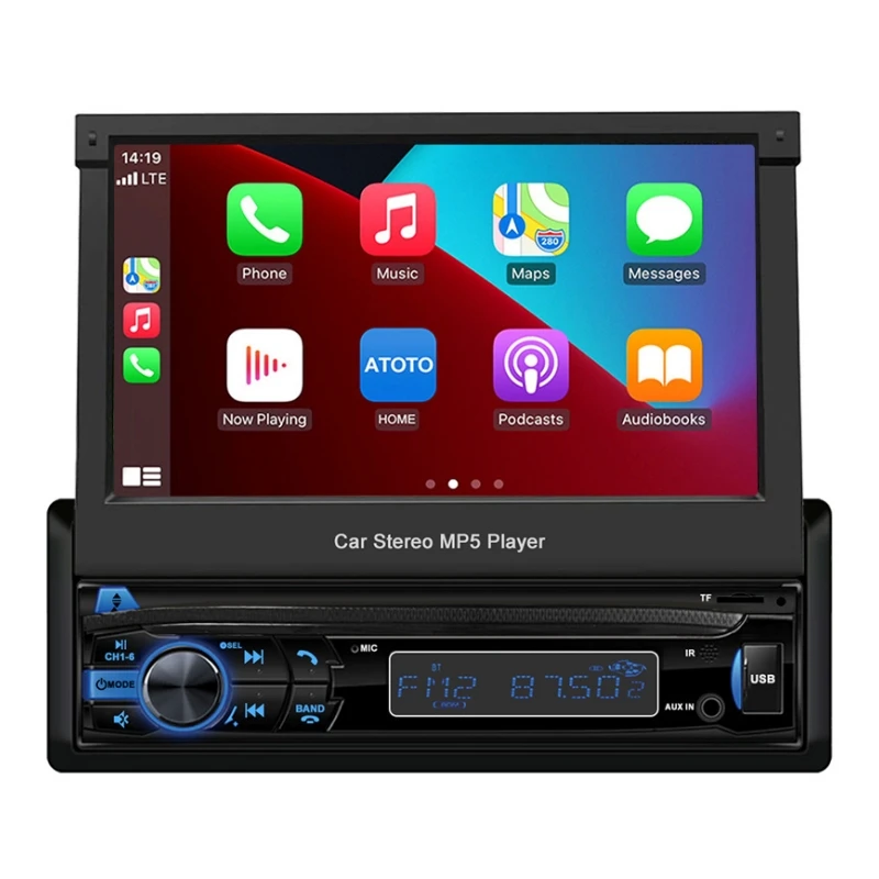 Factory OEM Universal Android Car Player Touch Screen Stereo 2 Din Car Dvd Player USB BT WIFI 7 Inch Carplay Car Radio Android