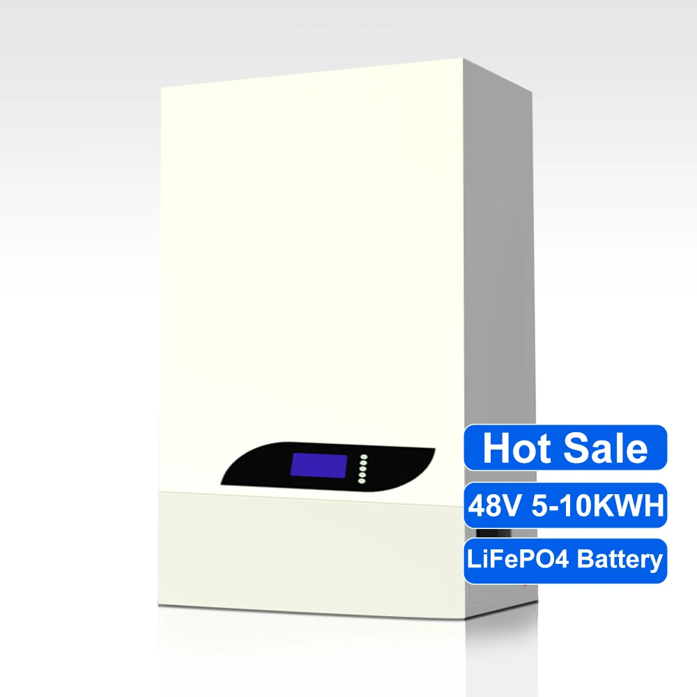 5KWH Lifepo4 48v 100ah настенный Аккумулятор для солнечной домашней системы хранения энергии