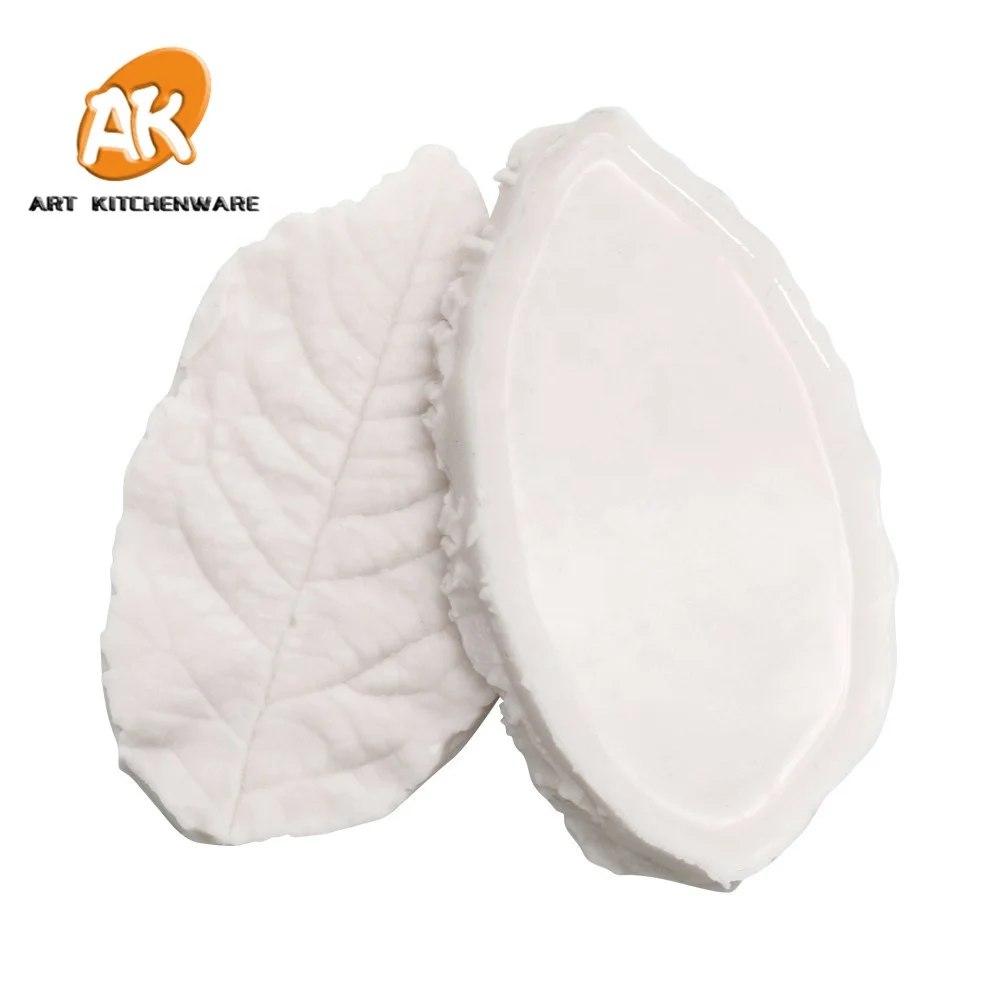 AK Gum Paste Flower Silicone Molds Leaf Veiner Veining Molds Cake Decorating Tools for Bakery VM069
