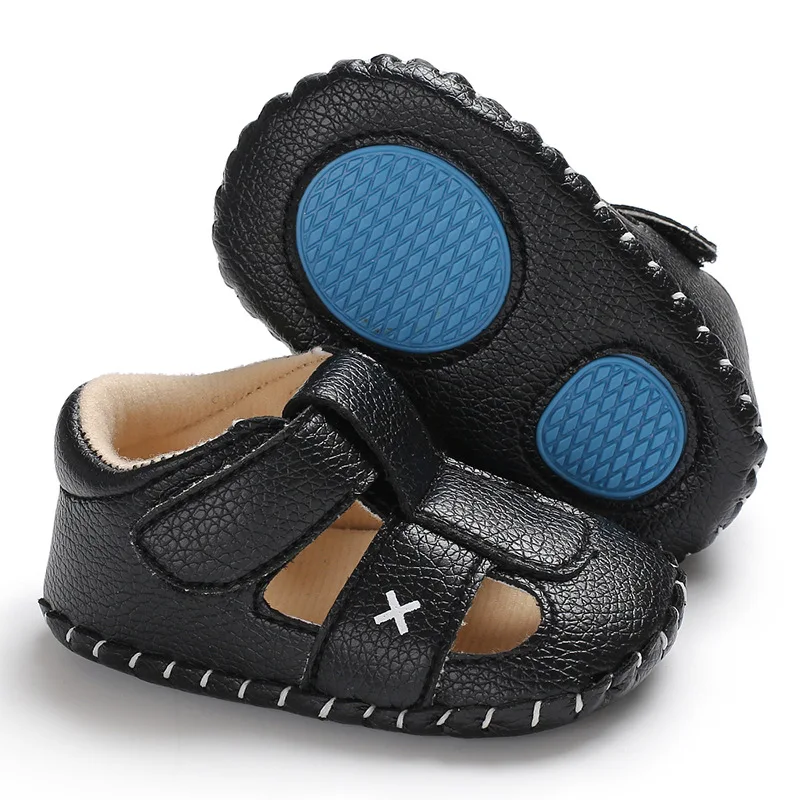 Baby Shoes Newborn Sandals Summer Baby Boy Girl Shoe Toddler Flats Sandal Soft Rubber Sole Anti-Slip First Walker Shoe Moccasins