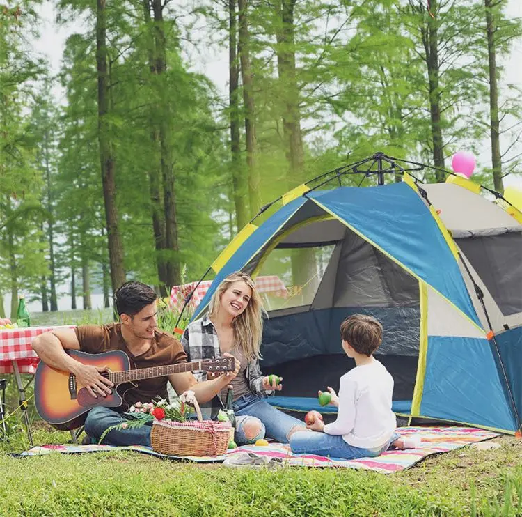 Carpas-де lona alpargata-para-Кемпинг Carpas Plegables Сверхлегкий прицеп Carpas Para кемпинг складной путешествия палатка в Корейском стиле