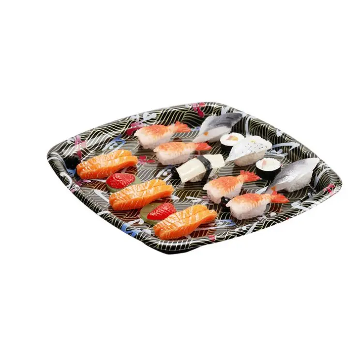New Product Divided Disposable Food Service Trays Container With Lid