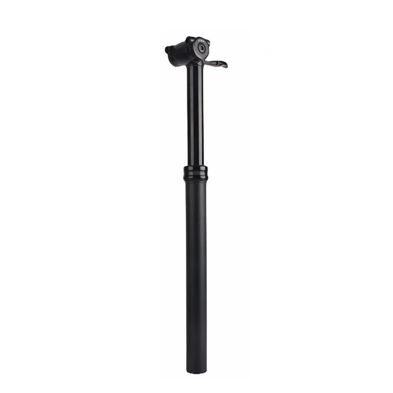 Mountain Bike air Pressure Drop Seat Post Aluminum Alloy Hand Control Telescopic Adjustment with Suspension