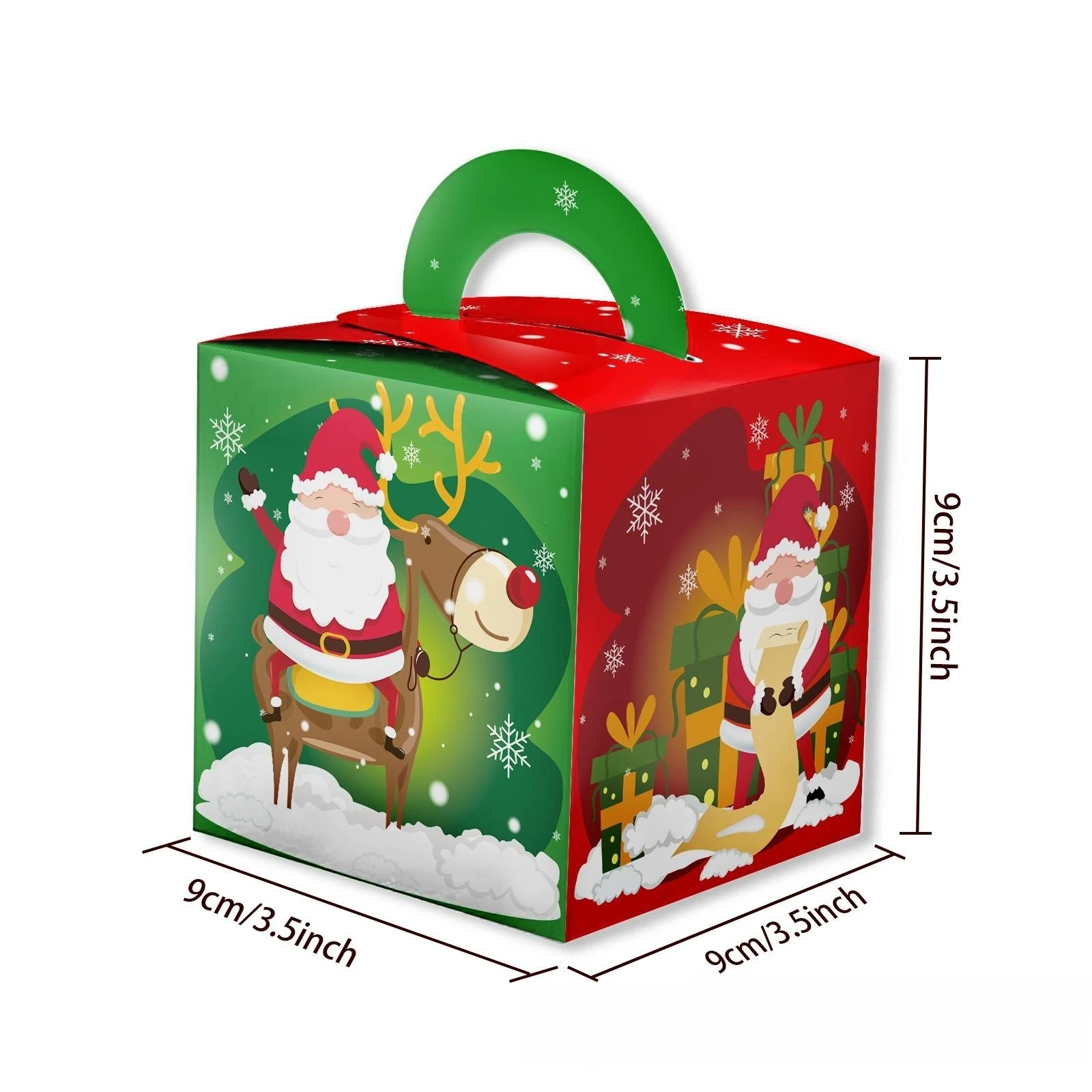 new arrival portable food box Wholesale customization christmas packaging gift box creative christmas candy boxes