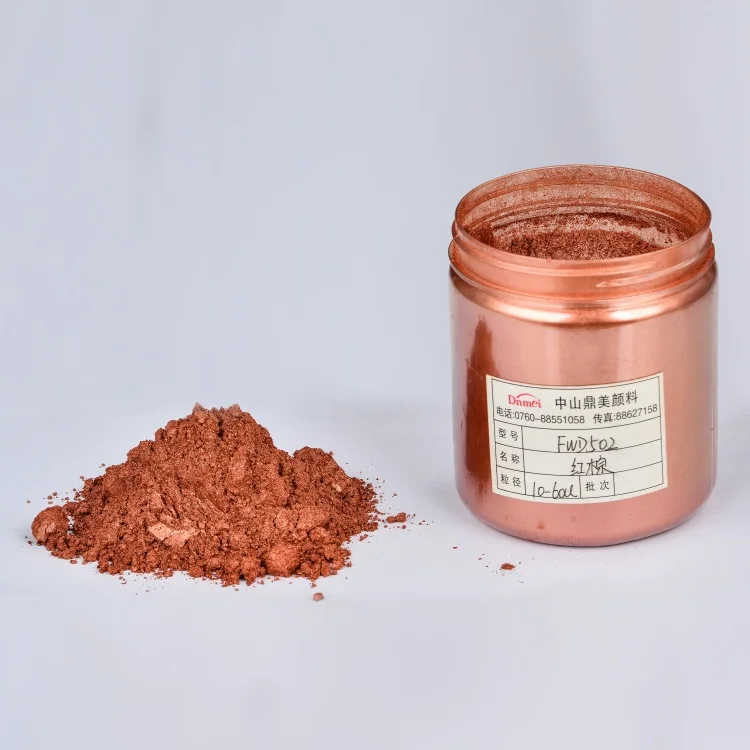 Rainbow Chrome Red Brown Mirror Effect Cosmetic Lipstick Pigment Powder