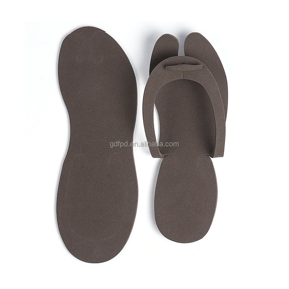 Custom Logo Disposable Pedicure Eva Foam Hotel Flip-flops Slipper for Nail Salon Day Spa