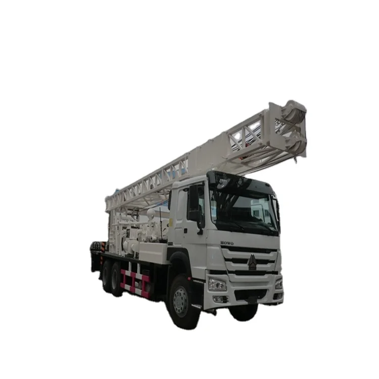 Hot Sales Full hydraulic tractor type pneumatic Water Well drill rig truck mounted water well drilling rigs