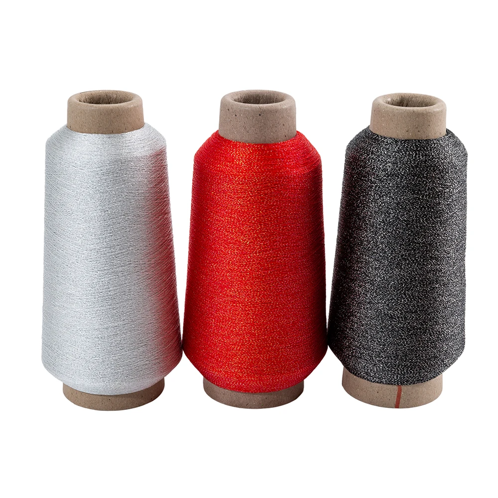Factory Wholesale Customized Colorful MH Type Nylon Weaving Thread Knitting Machine Metallic Yarn