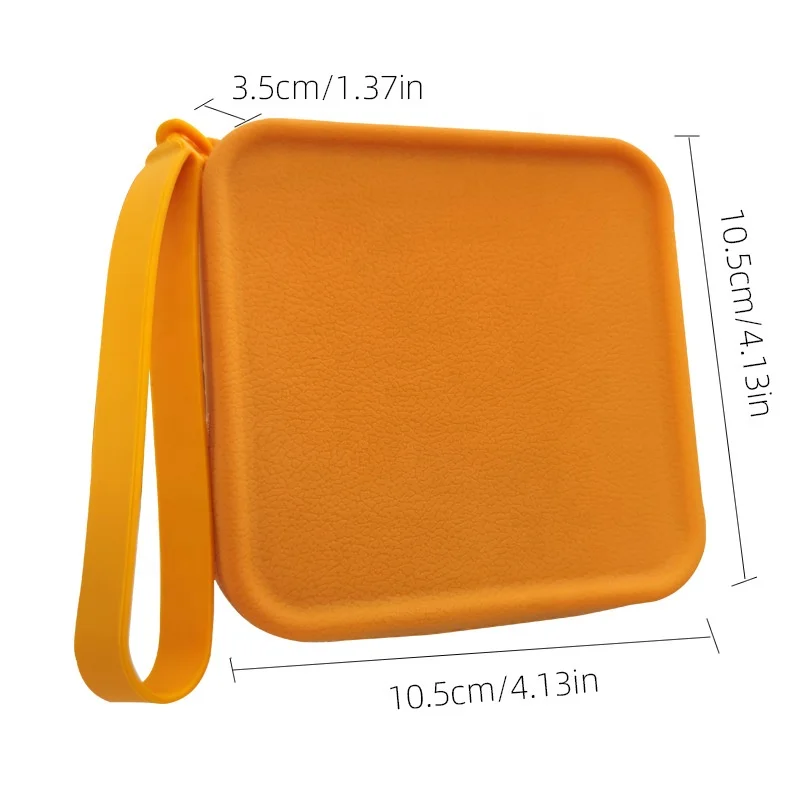 wholesale bpa free square mini small trendy texture food grade silicone cosmetic pouch bag silicone coin pouch with zipper