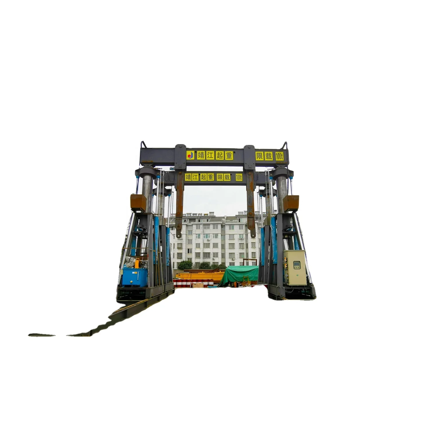 Retractable hydraulic gantry crane for sale  1500T