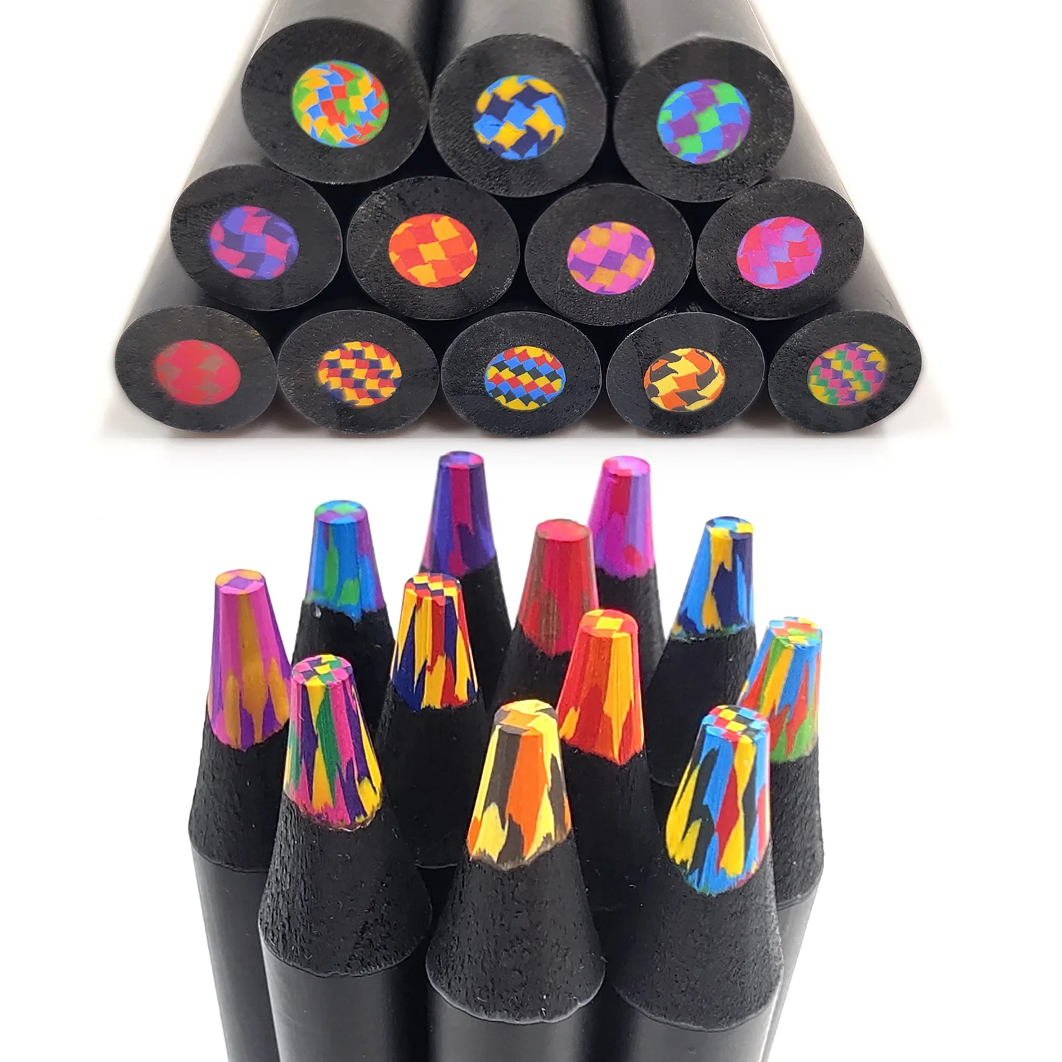BESTLINE 12 pieces Professional Drawing Pencils Set Colored Pencils Wooden Pencils Coloring Sketching For Adult Kids