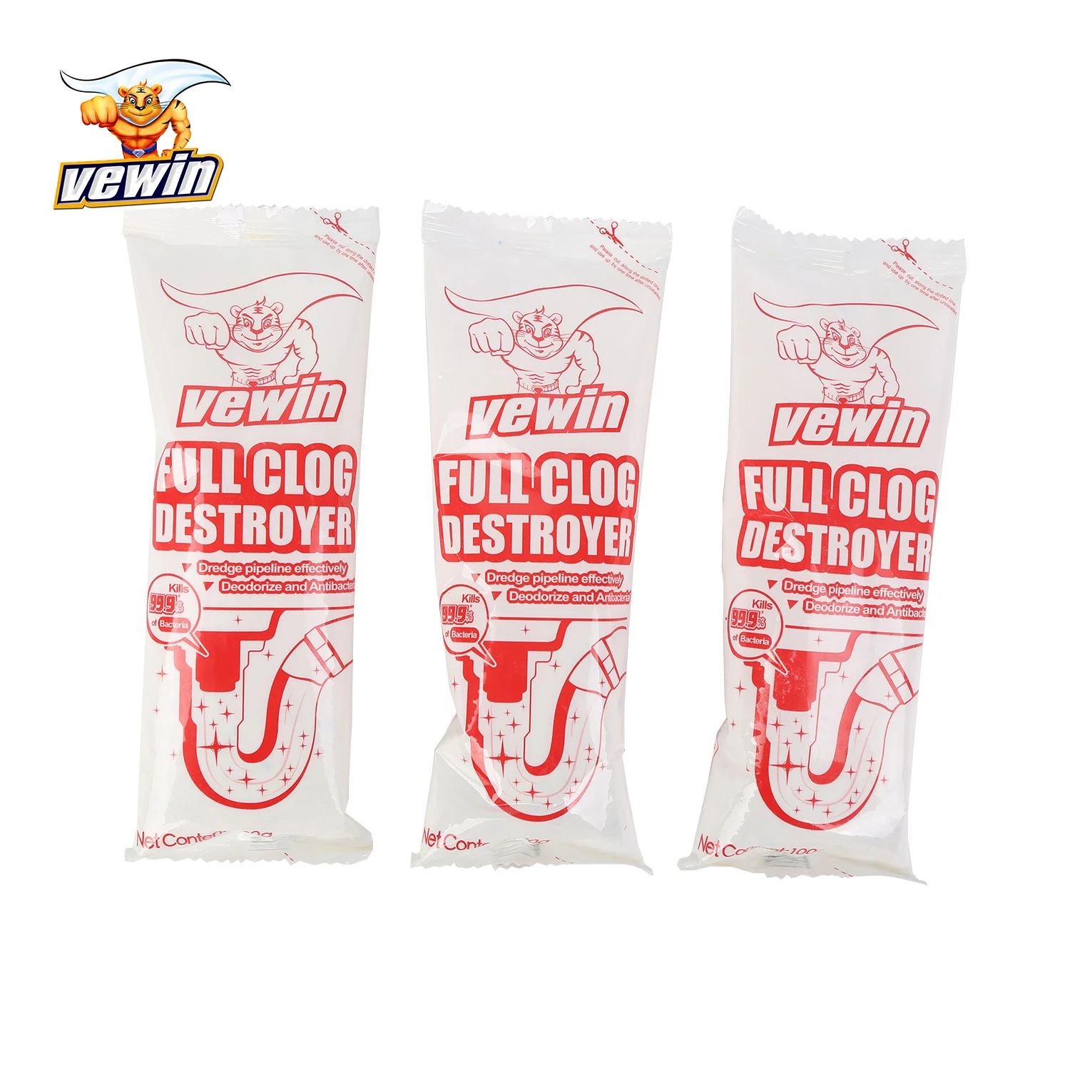 Hot Sale Deep Cleaning Toilet Drain Cleaner Multi-surface Eliminate odour Drain Cleaner
