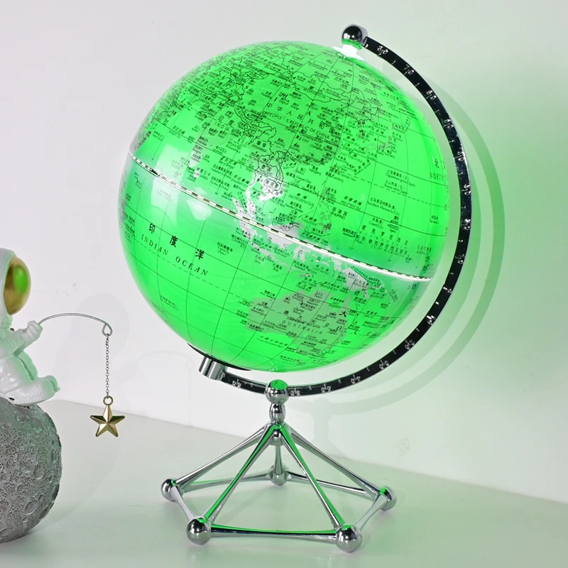 20cm light custom lightup world map globe earth desk acrylic custom chrome holden gift plastic pink new decoration globe