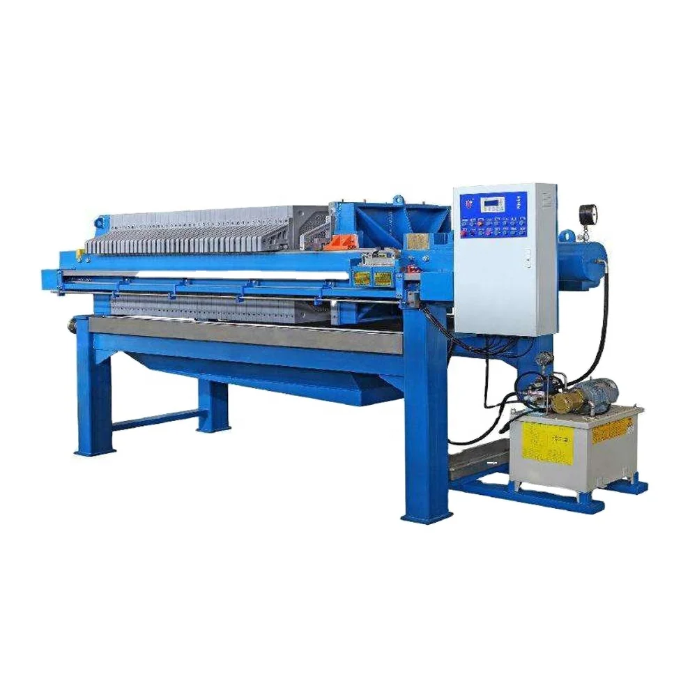 Fully Automatic Chamber Membrane Filter Press for Silica Waste Water Treatment