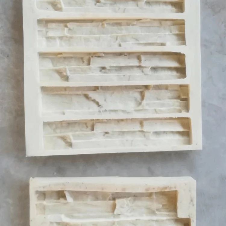 abs plastic rubber 3d wall panel mold for making artificial stone concrete mold wall fence