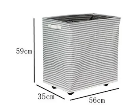 2 compartments/3 section Laundry Hamper with Wheels Foldable Dirty Clothes Laundry Basket Rolling Laundry Organizer